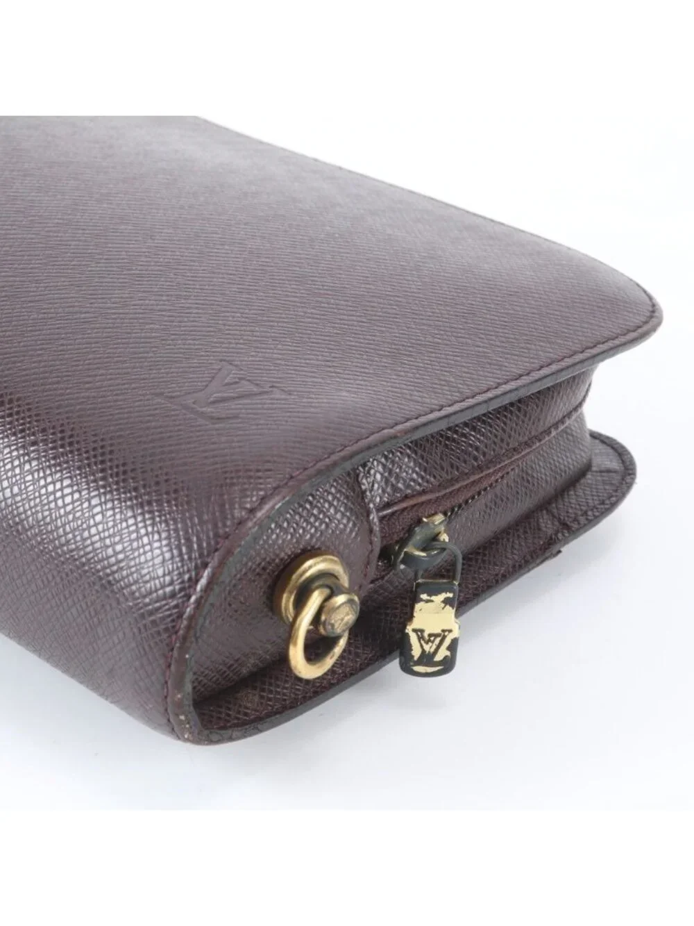 Louis Vuitton Taiga Baikal Leather Clutch Pouch Business